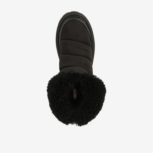 Sam Edelman Faux Fur Lined Insulated Ozie Boot in Black Size 8 New - Picture 4 of 12